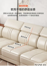 Load image into Gallery viewer, Elegant Leather Sectional Sofa Sets
