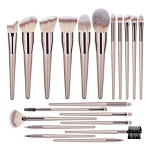 Load image into Gallery viewer, Champagne Make-up Brushes Set

