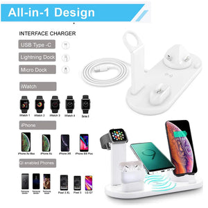 6 in 1 Wireless Charger Stand