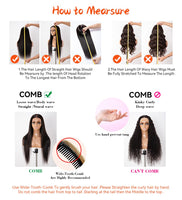 Kinky Afro Curly Wigs With Bangs