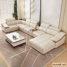 Load image into Gallery viewer, Elegant Leather Sectional Sofa Sets
