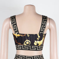 Sexy Print Two-Piece Set
