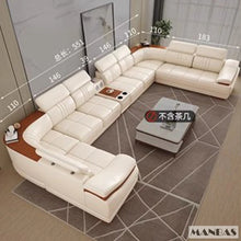 Load image into Gallery viewer, Elegant Leather Sectional Sofa Sets
