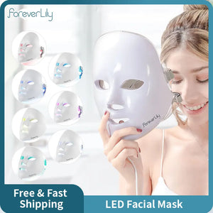 7 Color LED Facial Mask Light Photon Therapy