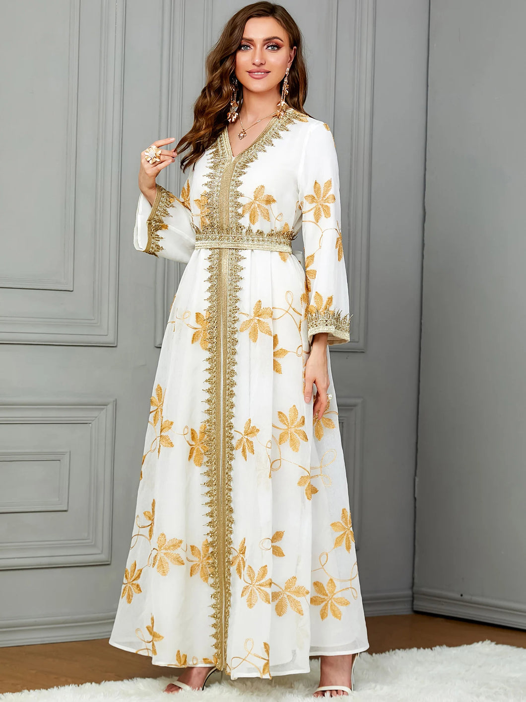 Autumn 2 Piece Dubai Kaftan  Abaya