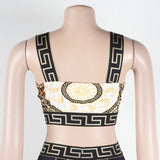 Sexy Print Two-Piece Set