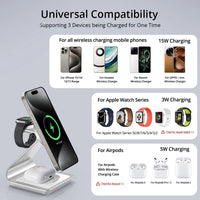 Bonola Magnetic 3 in 1 Wireless Charger for iPhone
