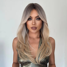 Load image into Gallery viewer, Layered Synthetic Wigs with Bangs
