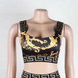 Sexy Print Two-Piece Set