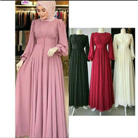 Chiffon Studded A-line Abayas