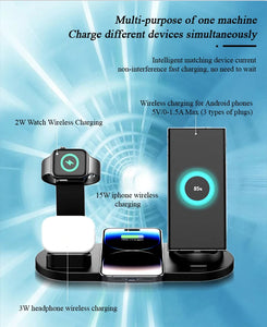 6 in 1 Wireless Charger Stand