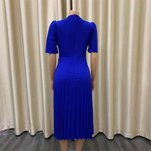 Load image into Gallery viewer, Elegant Pleated Office Dresses
