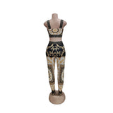 Sexy Print Two-Piece Set