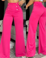 Elegant Wide Leg Boot Cut Pants