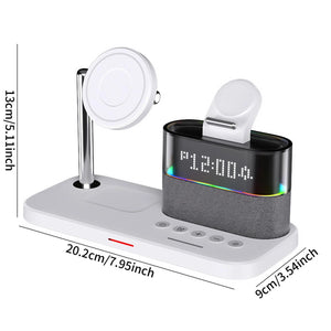 Magnetic Wireless Charging Stand for iPhone 15/14/13/12, iWatch Ultra/8/7/6/5, AirPods 3/2/Pro, Samsung