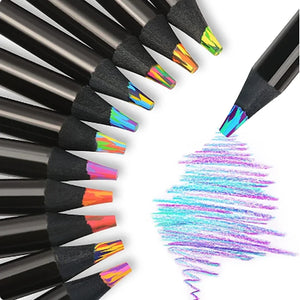 1pcs Random 7 Colors Gradient Rainbow Colored Pencils