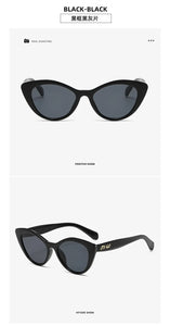 Cat eye shapes women's sunglasses