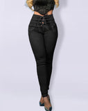 Casual High Waist Skinny Jeans