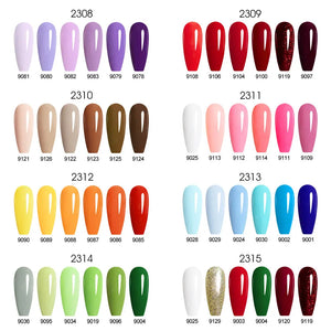 Gorgeous Colors Nail Gel Polishes
