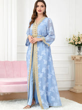 Load image into Gallery viewer, 2 Piece Dress Set Dubai Elegant Party Kaftan Abaya

