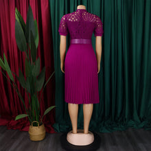 Load image into Gallery viewer, Elegant Luxury Pleated Lace Dresses
