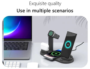 6 in 1 Wireless Charger Stand