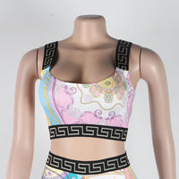 Sexy Print Two-Piece Set