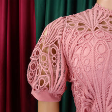 Load image into Gallery viewer, Elegant Luxury Pleated Lace Dresses
