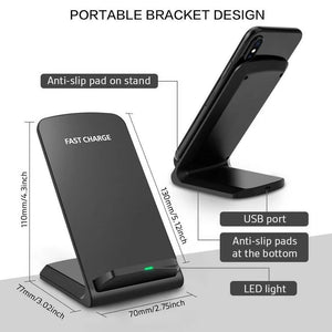 Magnetic Wireless Charging Stand for iPhone 15/14/13/12, iWatch Ultra/8/7/6/5, AirPods 3/2/Pro, Samsung