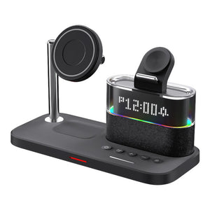 Magnetic Wireless Charging Stand for iPhone 15/14/13/12, iWatch Ultra/8/7/6/5, AirPods 3/2/Pro, Samsung