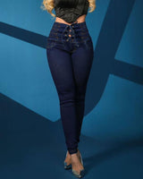 Casual High Waist Skinny Jeans