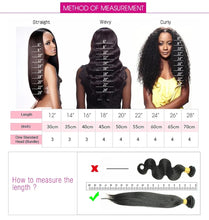 Load image into Gallery viewer, Black 13*4 Body Wave Lace Front Wig
