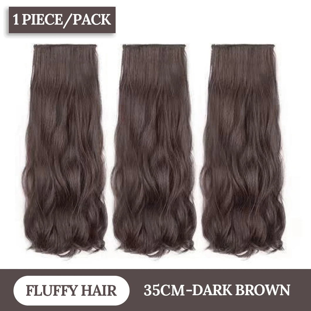 Water Wave Synthetic Two-clip Hair Extension