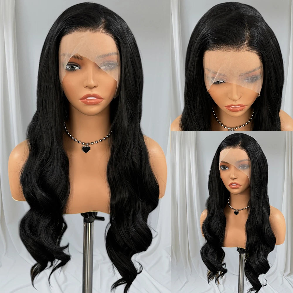 Black 13*4 Body Wave Lace Front Wig