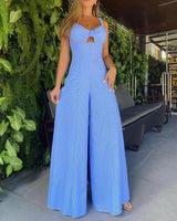 Striped Print Jumpsuit