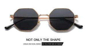 New Polygonal Metal Sunglasses