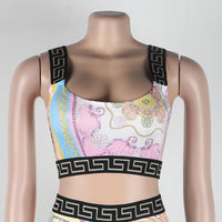 Sexy Print Two-Piece Set