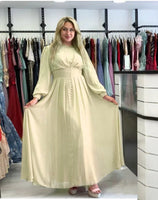 Chiffon Studded A-line Abayas