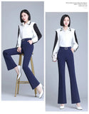 Elegant Bell-bottom Trousers