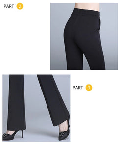 Elegant Bell-bottom Trousers