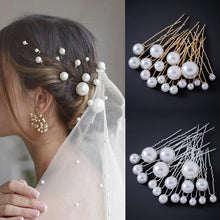 Load image into Gallery viewer, Pearl Hairpins
