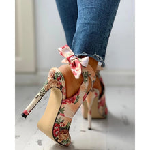 Load image into Gallery viewer, Colorful Bowknot High Heel Pumps
