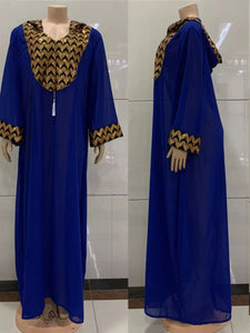 Hooded Abaya Knitted Kaftan Evening Dresses