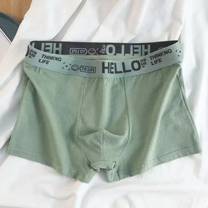 10Pcs/Men's Hello Cotton Underwear