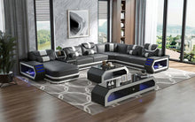 Load image into Gallery viewer, American style villa modern multifunctional  genuine leather sofa
