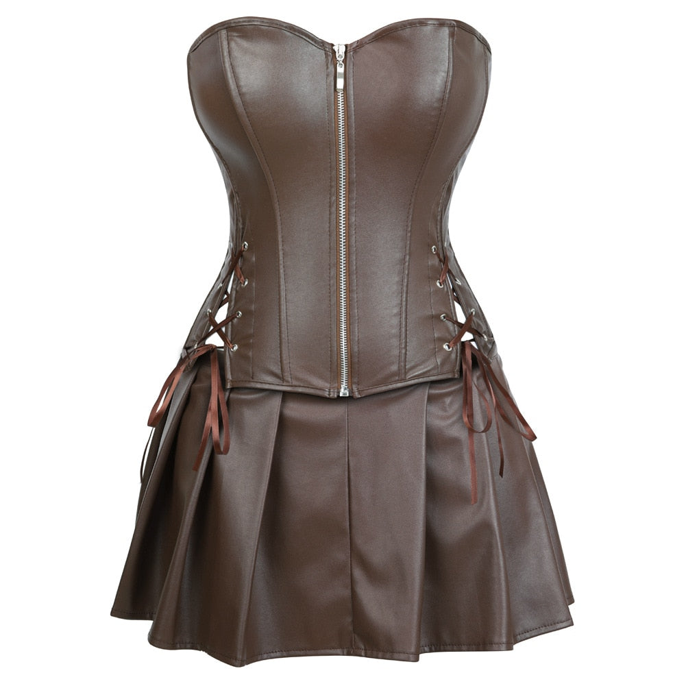 Push Up Corset With Skirt
