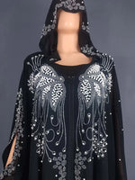 Bat Sleeve Abaya Diamond Kaftan Abaya