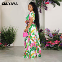 Floral Printed Chic Two 2 Piece Set