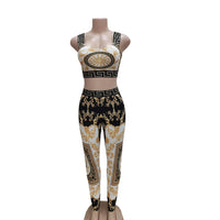 Sexy Print Two-Piece Set
