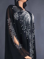 Bat Sleeve Abaya Diamond Kaftan Abaya